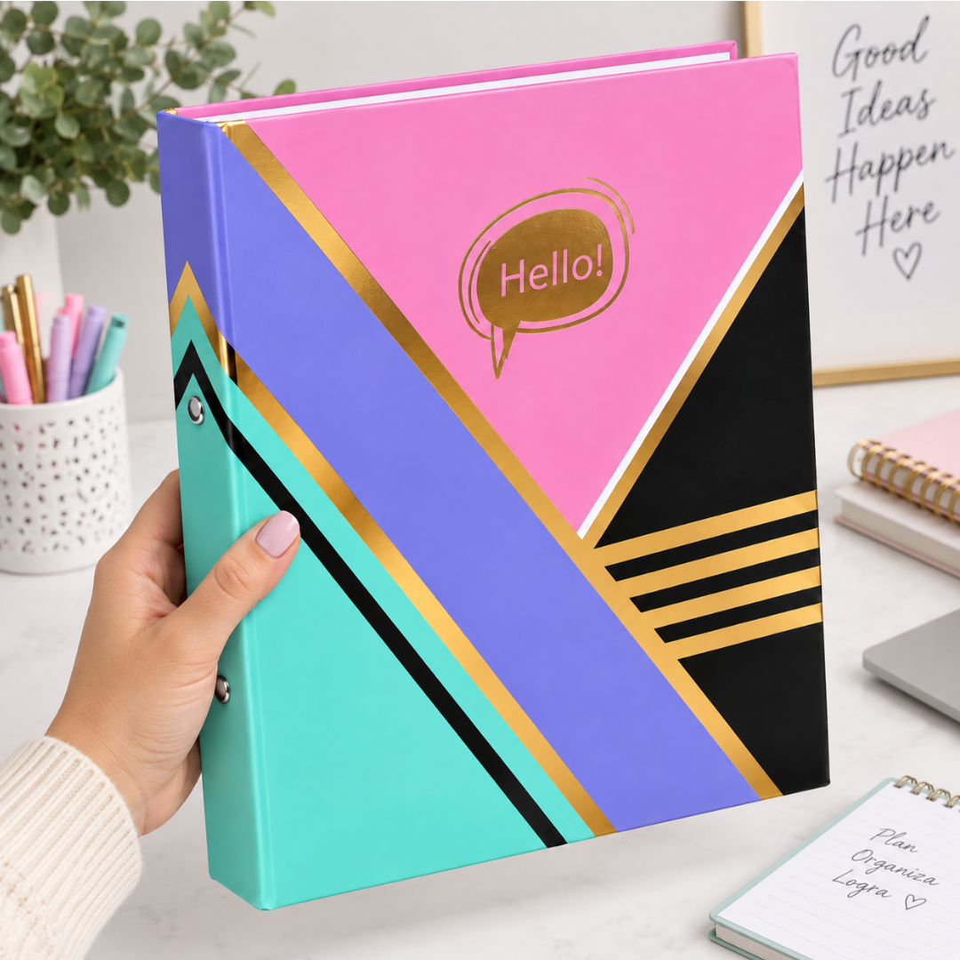 Archivador A4 Binder Carpeta Organizadora De 2 Anillos