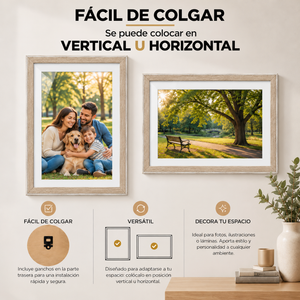Marco Para Fotos 40x60 Cm Cuadro Portarretrato Decorativo Para Pared