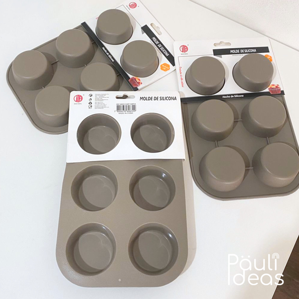 Molde De Silicona Para 6 Cupcakes Y Muffins Antiadherente