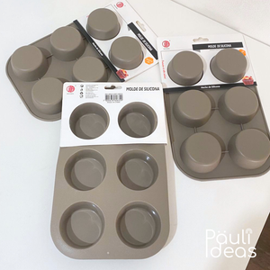 Molde De Silicona Para 6 Cupcakes Y Muffins Antiadherente