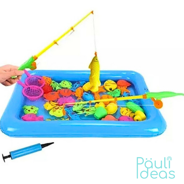 Juego De Pesca Set De Juguetes De Agua Niños