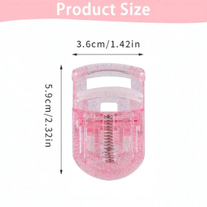 Mini Rizador De Pestañas Portátil Viajero Con Repuesto