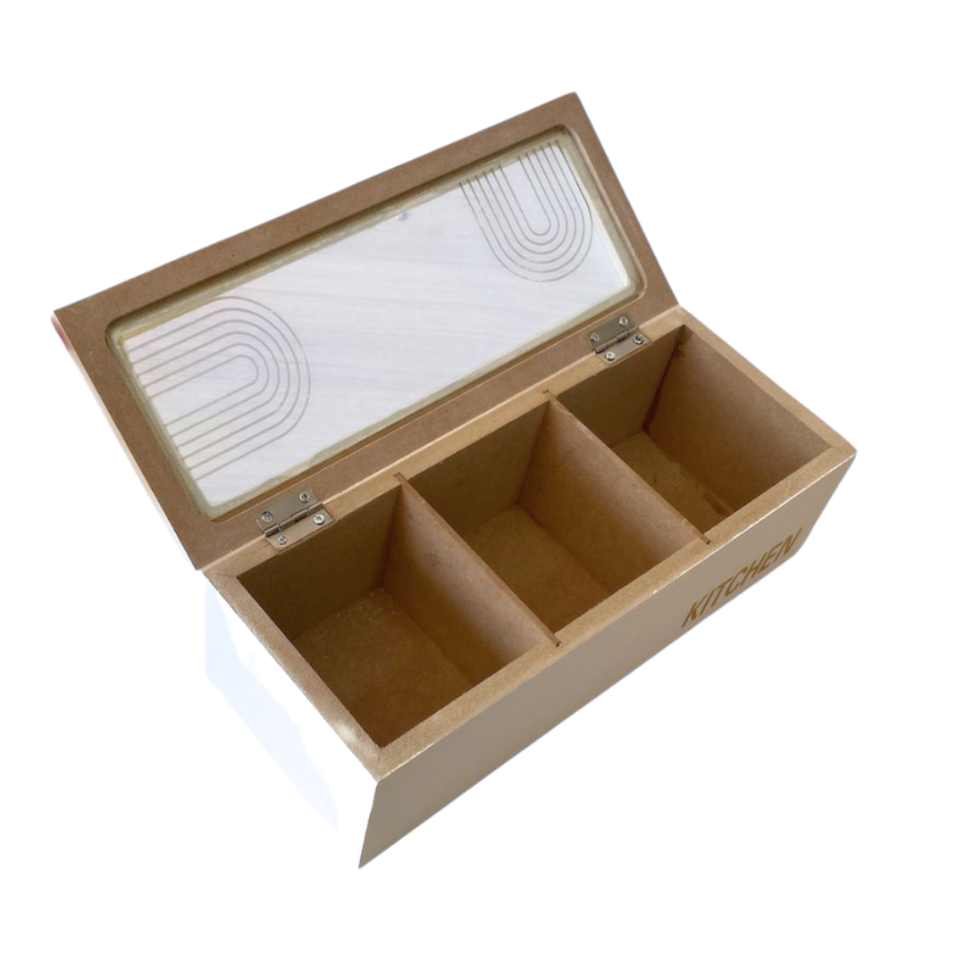 Organizador De Madera Para Bolsas De Té