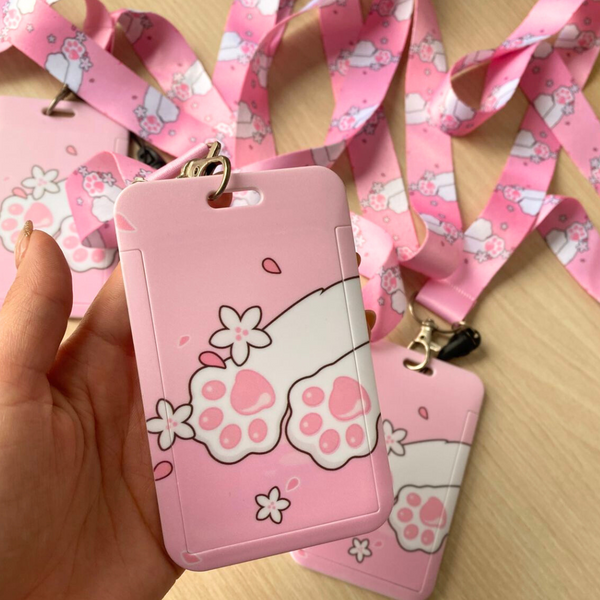 Lanyard Cinta Colgante + Portacredencial Tierno Kawaii