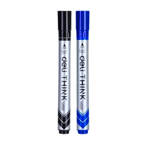 Set 2 Plumones Para Pizarra Blanca Con Borrador Magnético