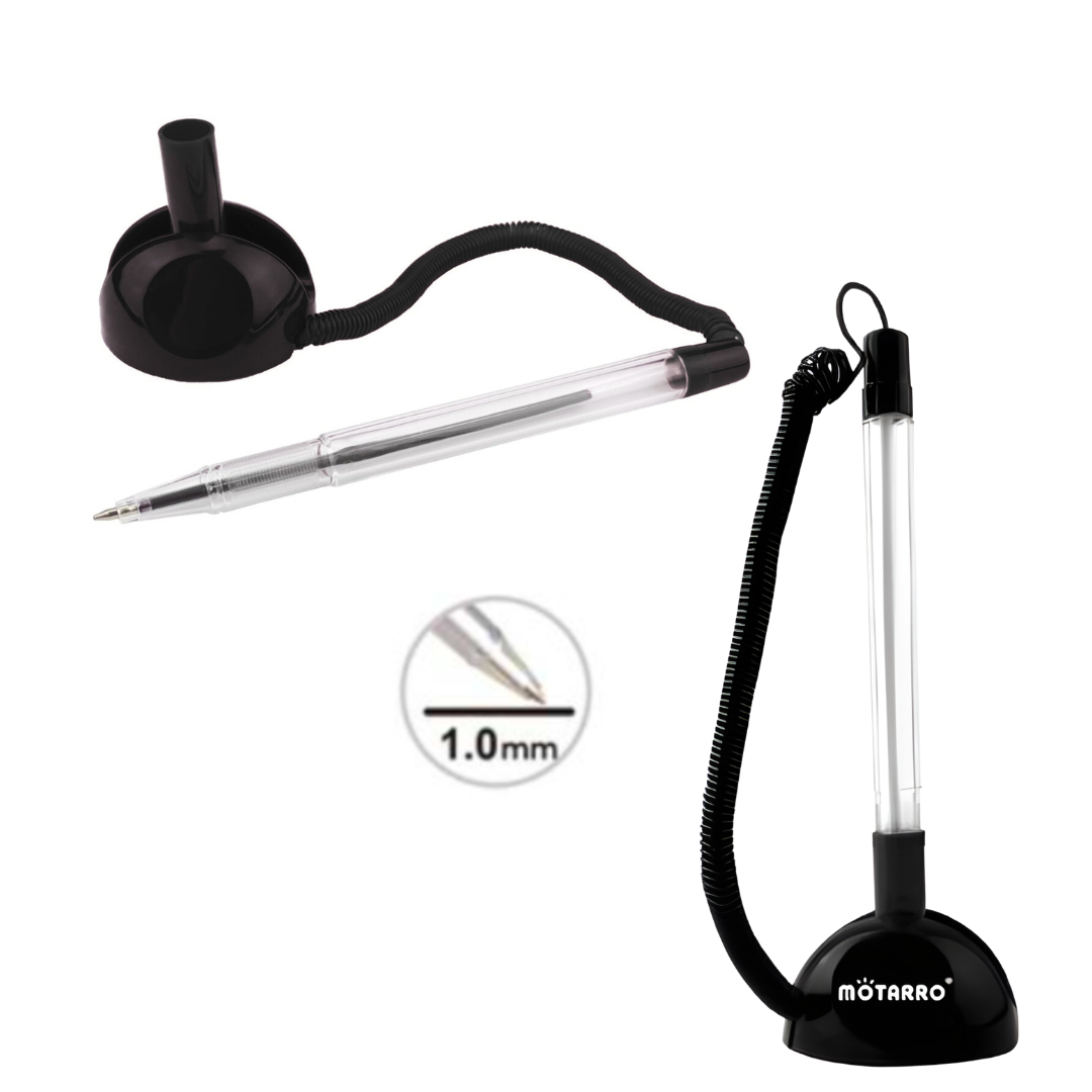 Bolígrafo Tinta Gel 1.0mm Con Base Adhesiva Para Escritorio
