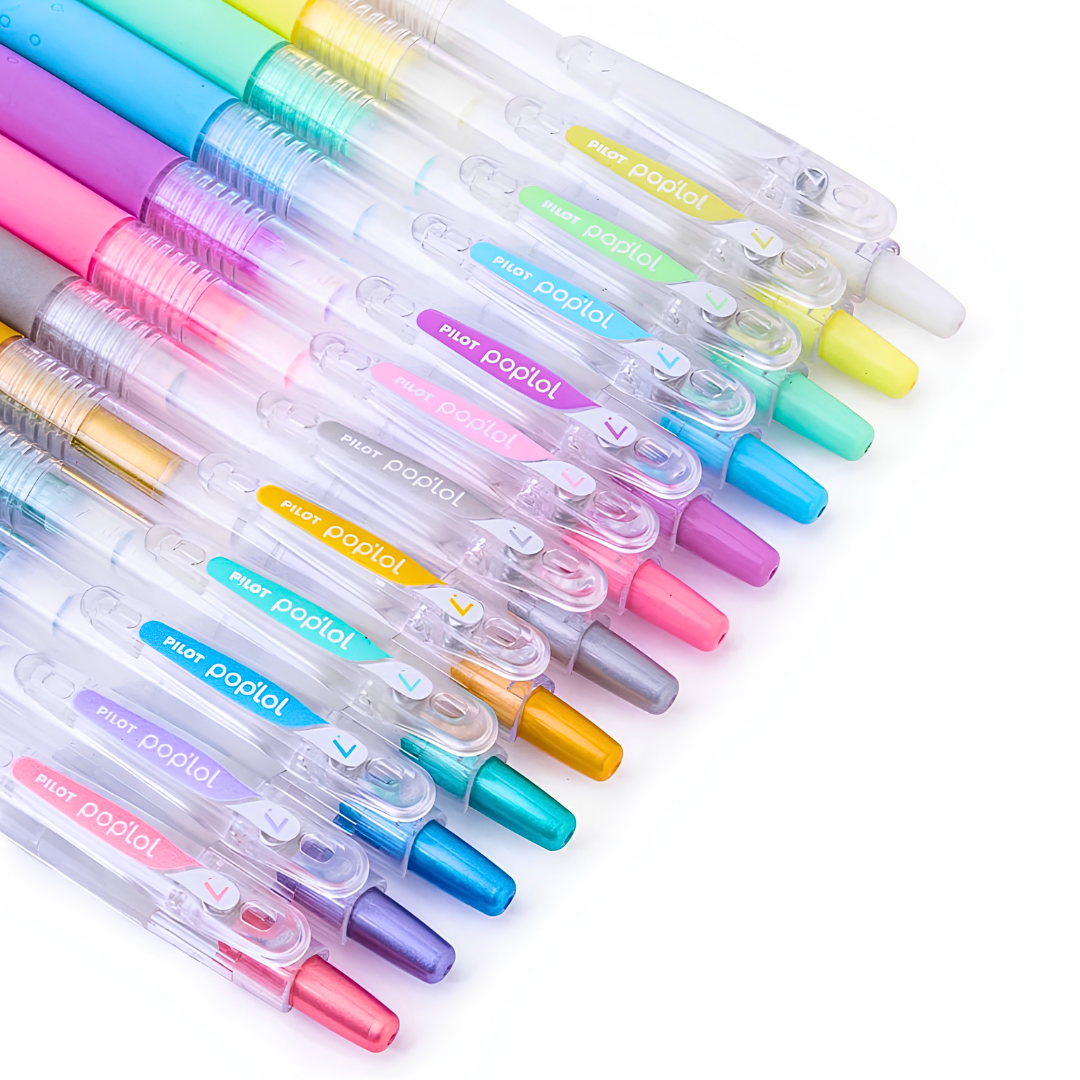 Lápices Tinta Gel 0.7mm Pilot Pop'lol Set De 12
