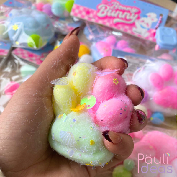 Squishy Patita Gato Pegajosa Con Accesorios