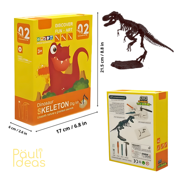 Juego De Arqueología Esqueleto Dinosaurio Fosil Para Niños