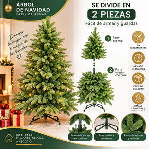 Árbol De Navidad 150cm Ramas Realistas Efecto Natural