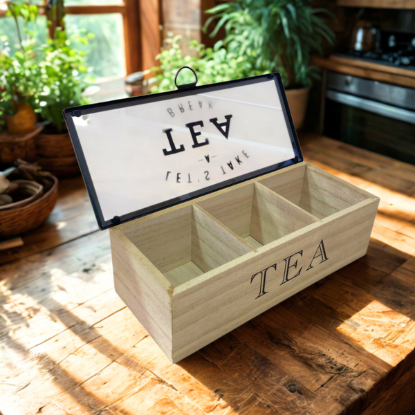 Organizador De Madera Para Bolsas De Té