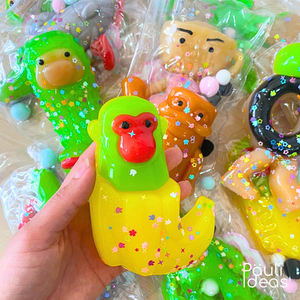 Squishy Pegajosa Tralalero Tralala Set 2 Juguetes Antiestrés