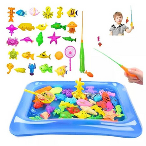Juego De Pesca Set De Juguetes De Agua Niños