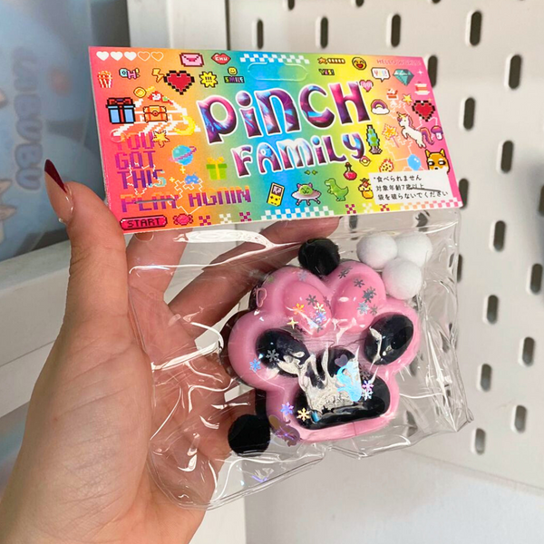 Squishy Pegajosa Patita De Gato Set De 2 Juguete Antiestrés