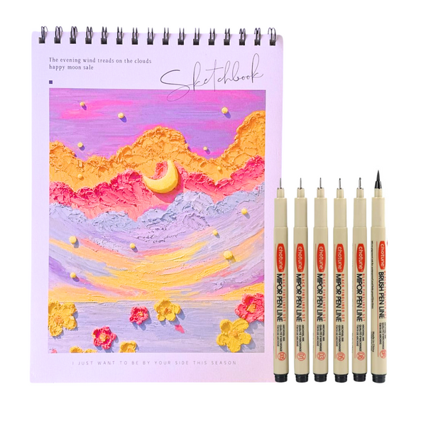 Croquera A4 Cuaderno Block De Dibujo + 6 Tiralíneas