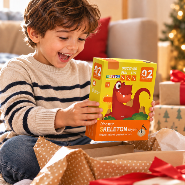 Juego De Arqueología Esqueleto Dinosaurio Fósil Para Niños