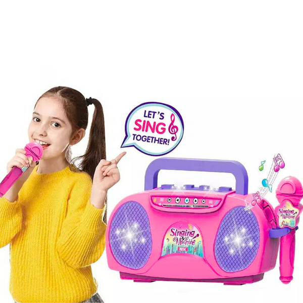 Radio Parlante Y Micrófono Karaoke Para Niños