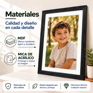 Marco Para Foto Cuadro Decorativo 60x80 Cm Portarretrato