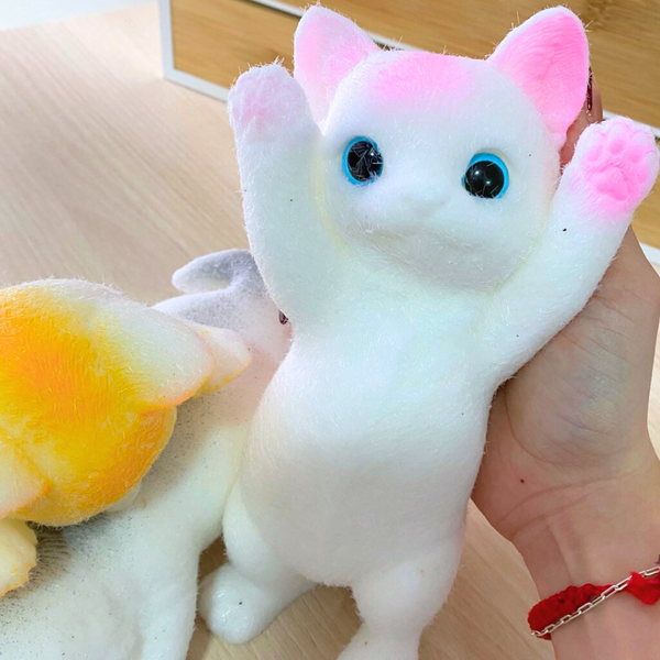 Squishy Taba Gato Gigante Peludo Juguete Antiestrés