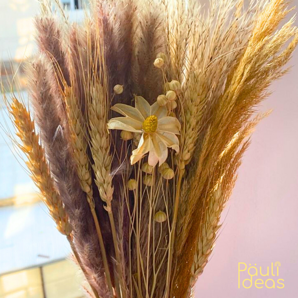 Ramo De Flores Secas Naturales Boho Mixtas