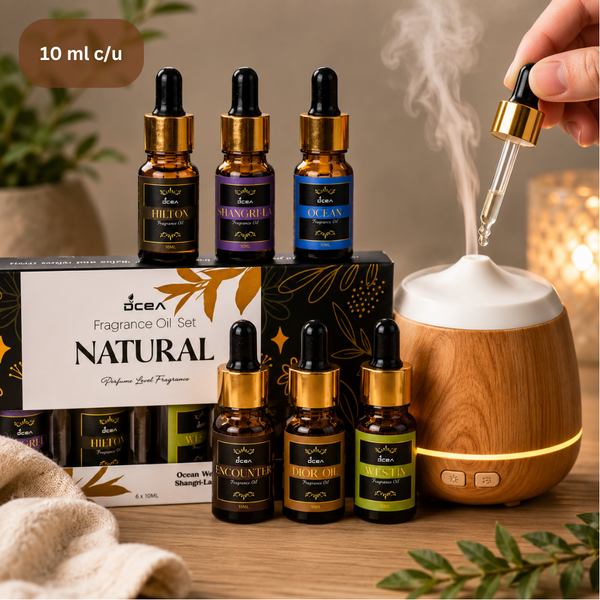 Aceites Esenciales Aromático Para Difusor Pack 6 Aromas 10ml
