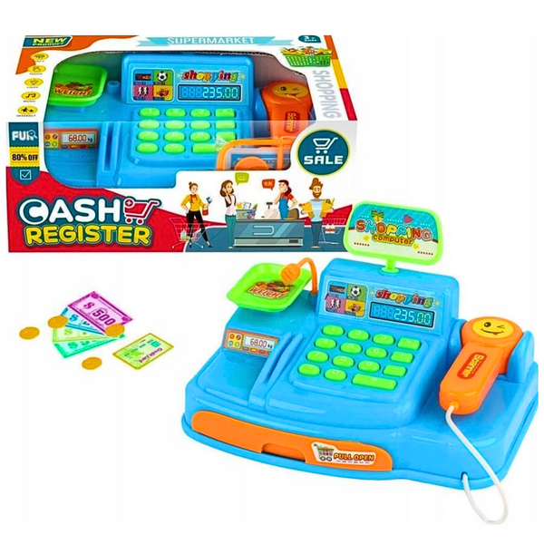Caja Registradora De Juguete Con Sonido Y Accesorios