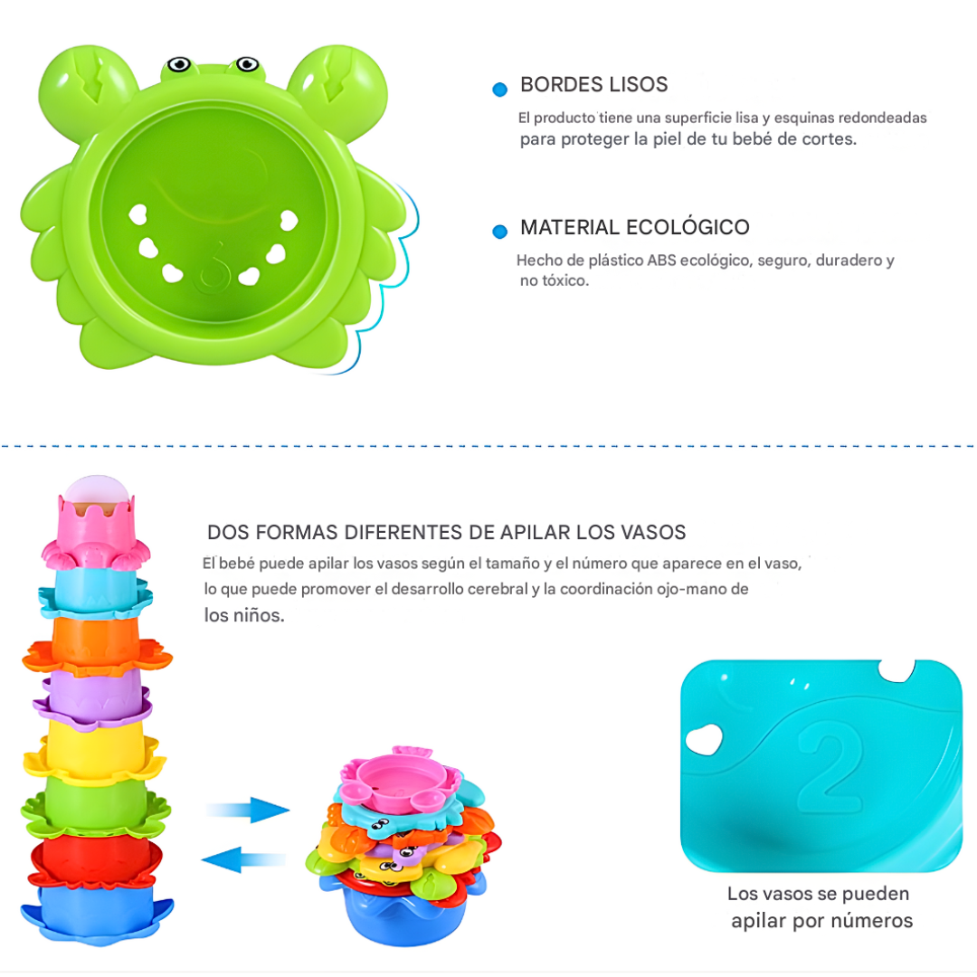 Torre Apilable Animalitos Para Bebés Juguete Didactico