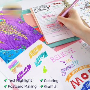 Destacadores Borrables Mágicos Pack De 10 Unidades