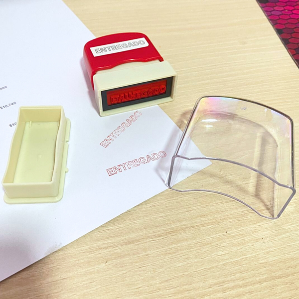 Sello Automático De Entregado Timbre De Oficina