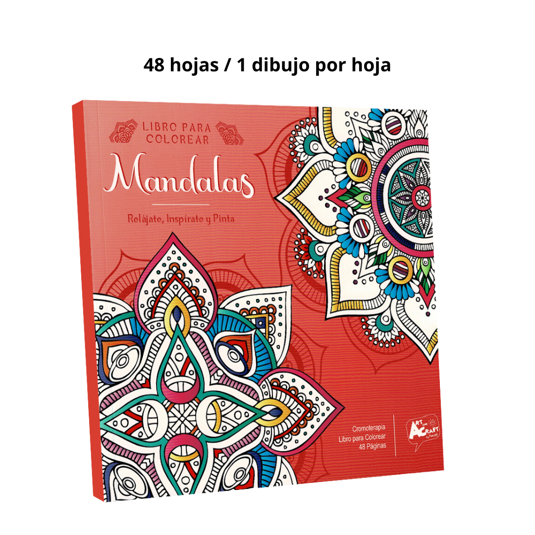 Set de 4 Libros Mandalas para Colorear