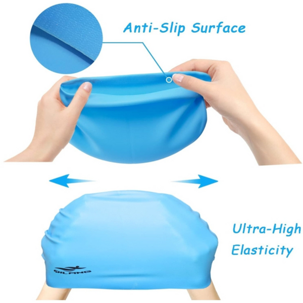 Gorro De Silicona Hydro Natación Para Adultos En Piscina