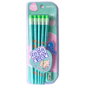 Set De 10 Lápices Mina Grafito Para Niños