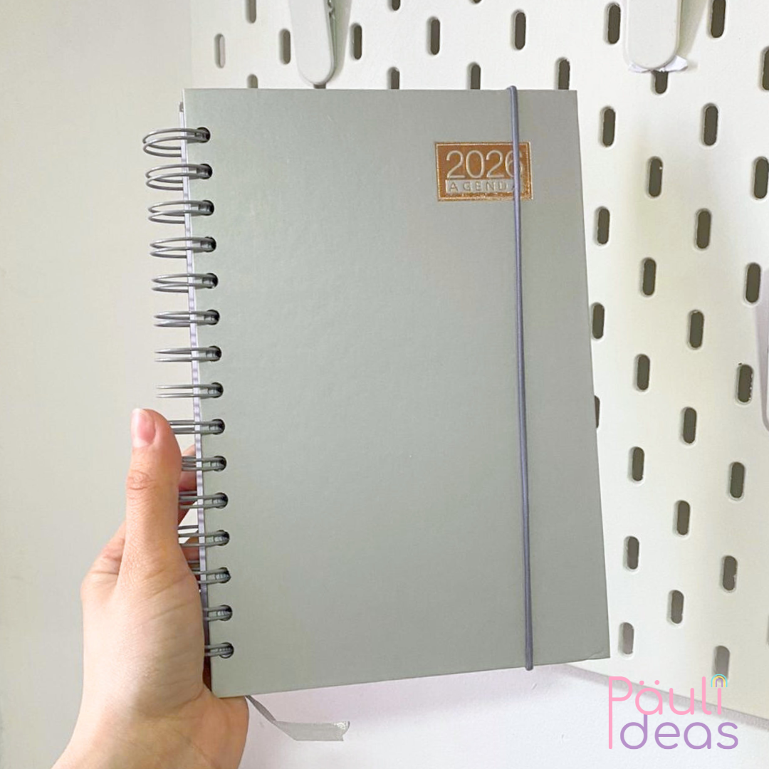 Agenda A5 Colores Pastel Diseño Kawaii 2026