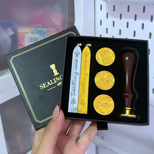 Sello Con Lacre Vintage Timbre Cera Tarjetas