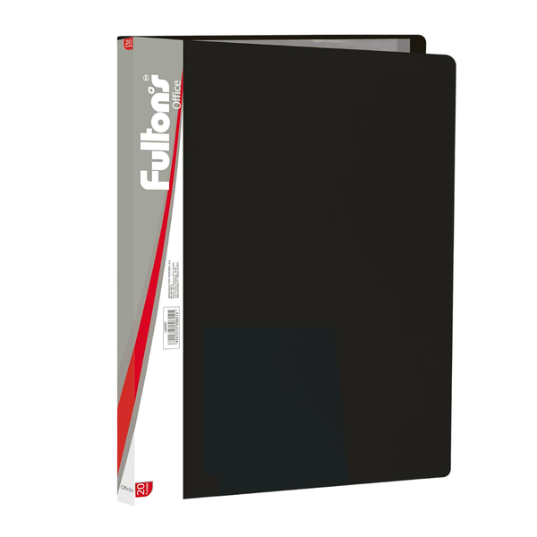 Carpeta Archivadora Pvc 20 Fundas Transparentes Tamaño A4