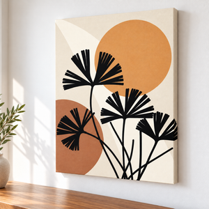 Cuadros Pinturas Decorativas Boho Abstractas 30x40 Cm Set 2