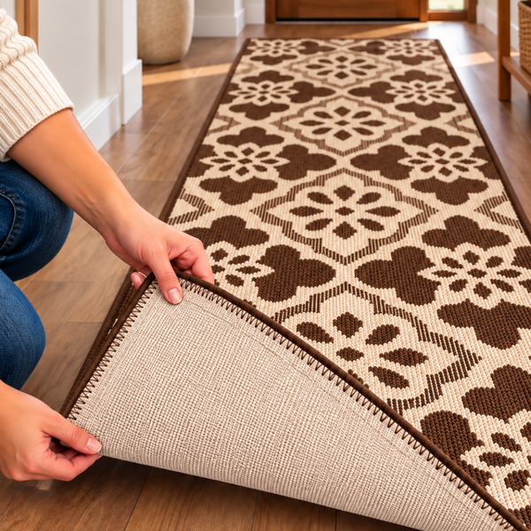 Alfombra Decorativa Antideslizante 180x60Cm Para Pasillo