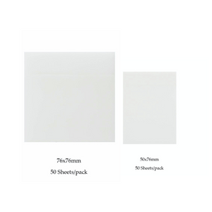 Pack 2 Tamaños Notas Adhesivas Transparente Waterproof