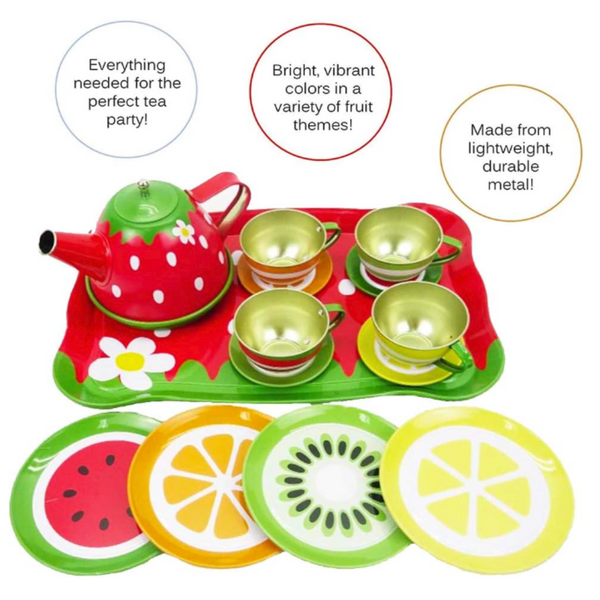 Tazas De Té Metálicas De Juguete Didáctico Infantil