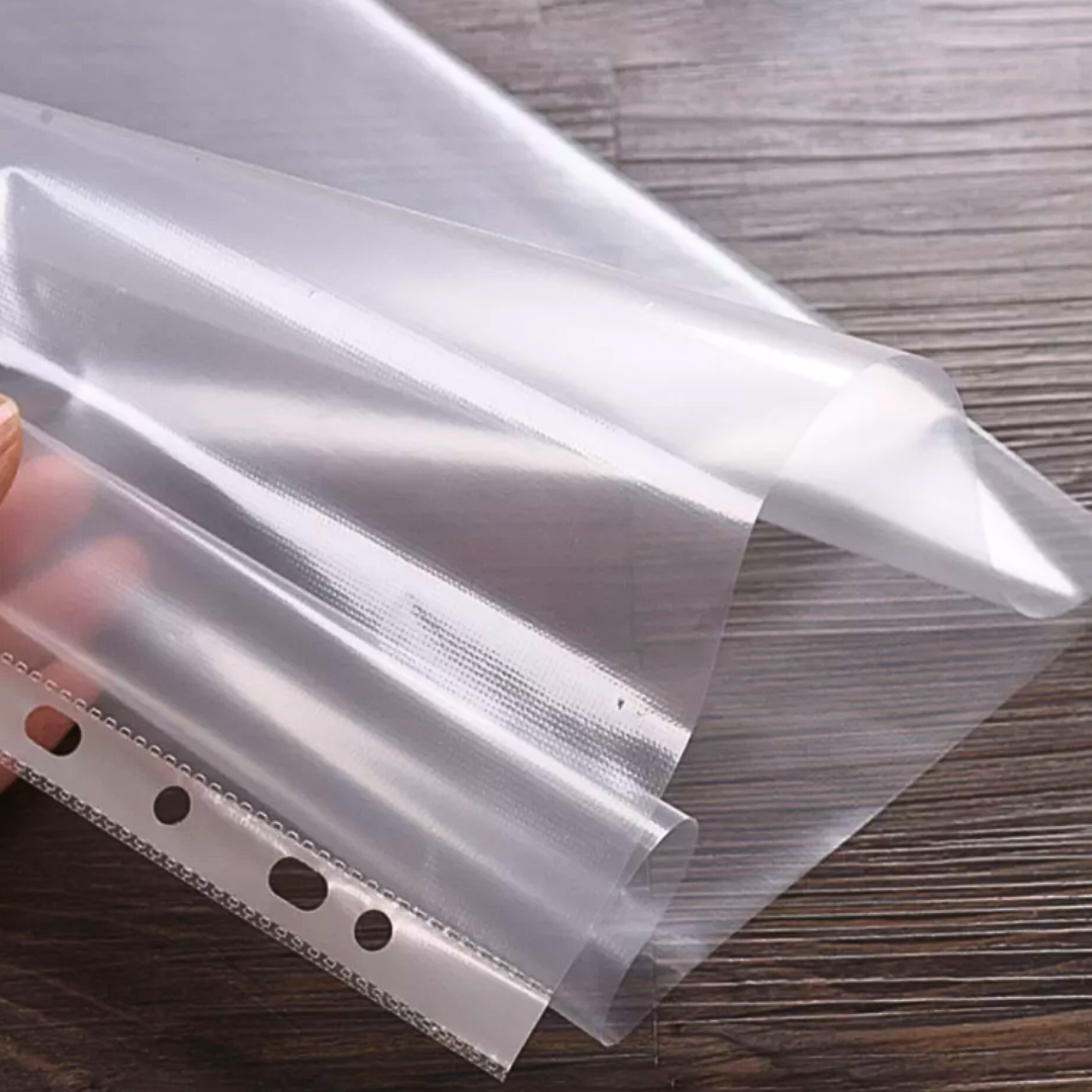 Fundas Plásticas Transparentes Tamaño Carta Pack De 100
