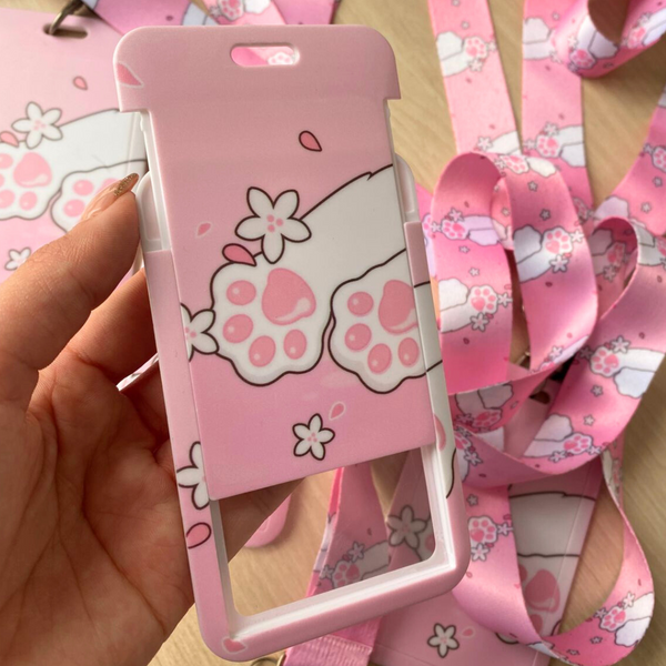 Lanyard Cinta Colgante + Portacredencial Tierno Kawaii