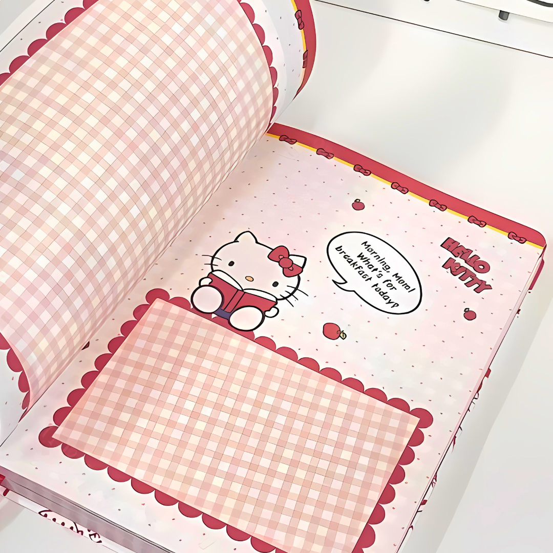 Libreta Tipo Agenda Hello Kitty Con Lápiz Kawaii