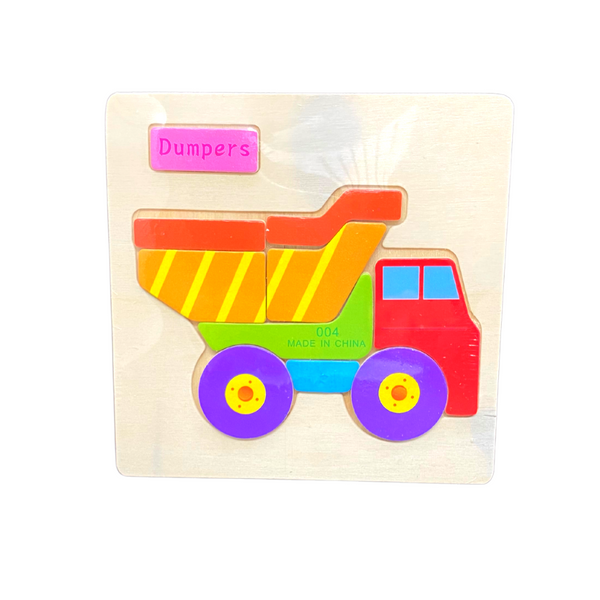 Rompecabezas Puzzle Surtidos Didácticos De Madera Pack 3