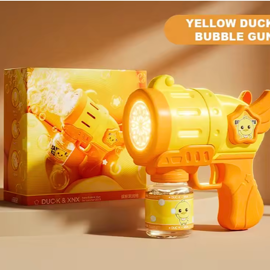 Pistola Lanza Burbujas Eléctrica Angel Bubble Stick Duck