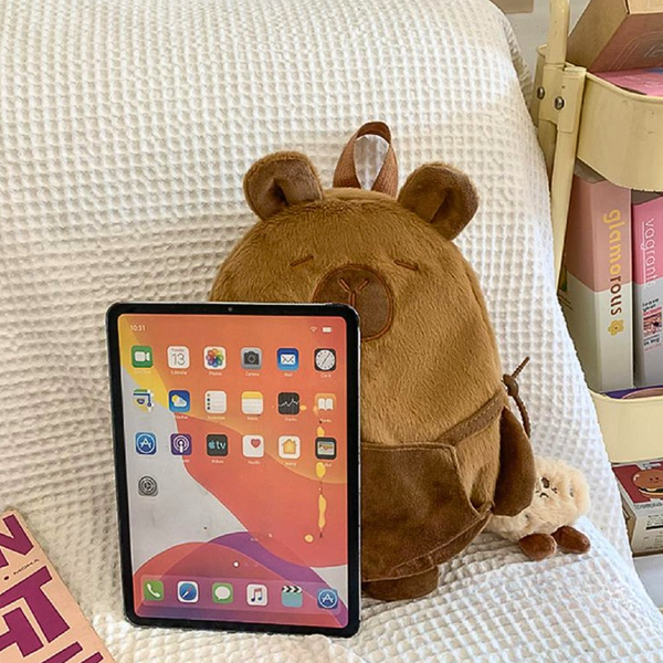 Mochila Capybara De Felpa Capibara