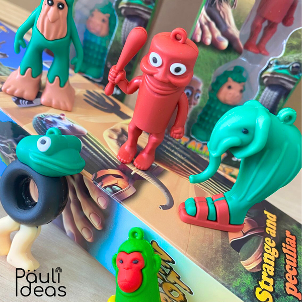 Brainrot Set 6 Figuras Tralalero Tralala Tun Tun Tun Sahur