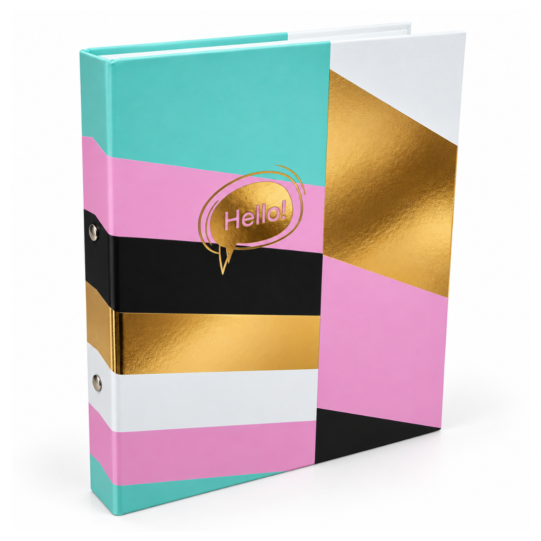 Archivador A4 Binder Carpeta Organizadora De 2 Anillos