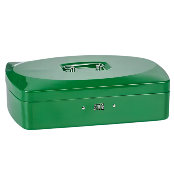 Caja Fuerte Dinero Metálica 25cm X 19cm Combinación Clave