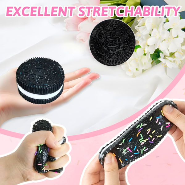 Juguetes Squishys Oreo Kawaii Antiestrés Pegajoso Set De 2