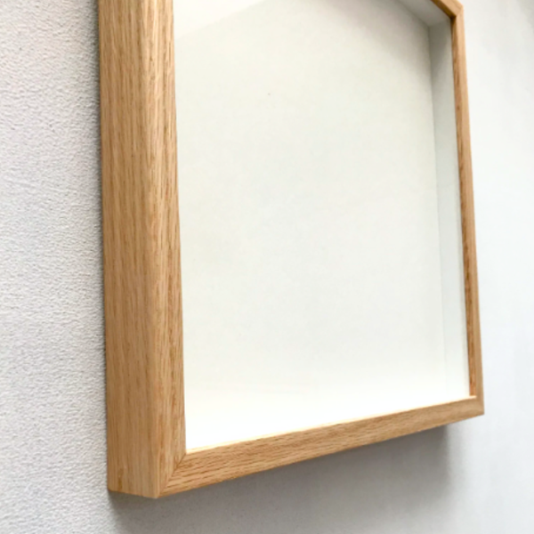 Marco Shadow Box Para Foto 30x40 Cm Profundidad 3 Cm Madera